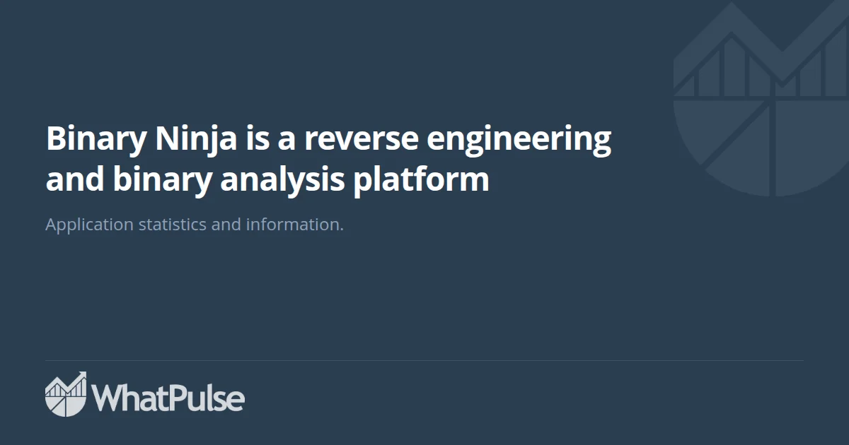 Binary Ninja is a reverse engineering and binary analysis platfor ...
