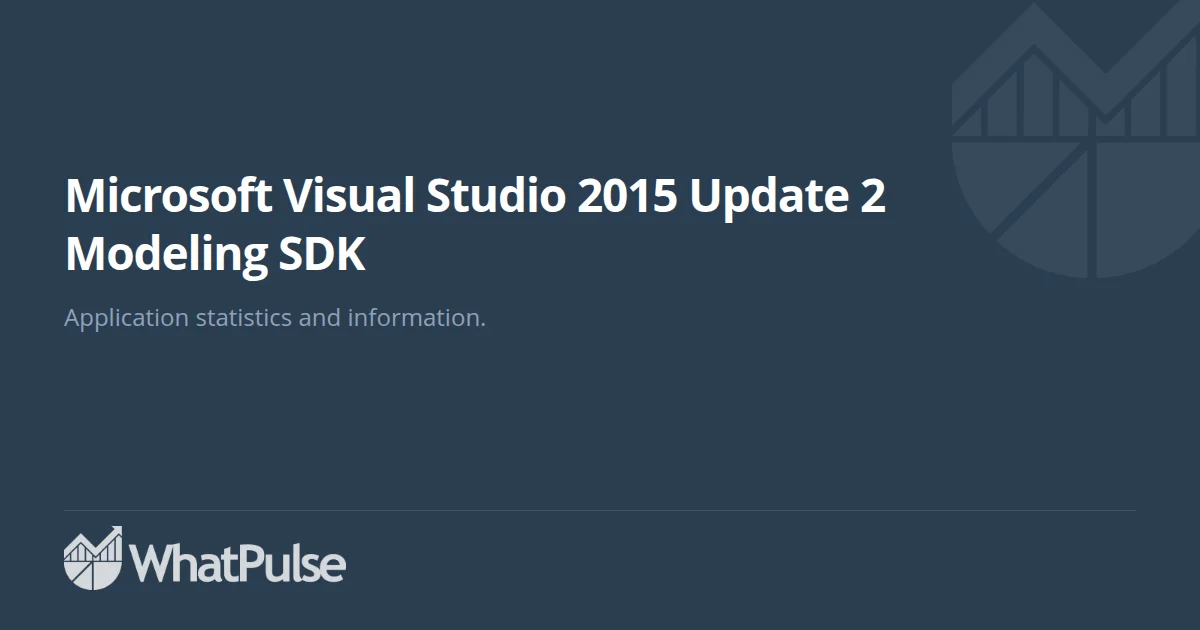 Microsoft Visual Studio 2015 Update 2 Modeling SDK Application St ...