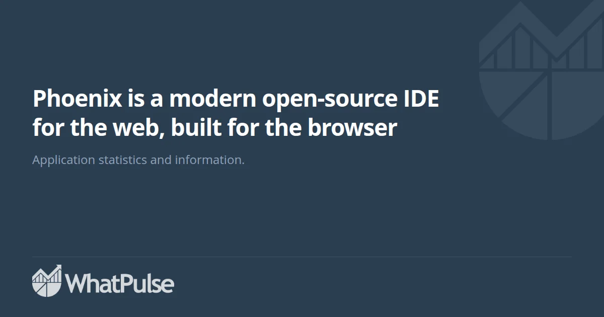 Phoenix is a modern open-source IDE for the web, built for the br ...
